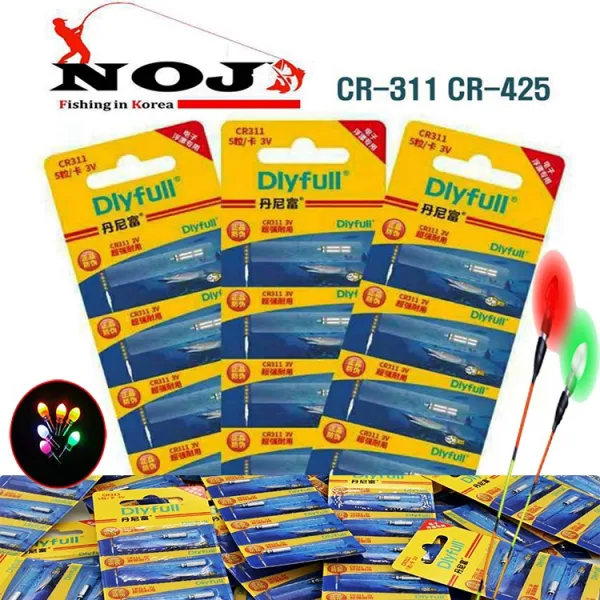 DLYFULL CR- 425 밧데리 전자찌 케미 배터리, NOJI 1. 425 × 50개