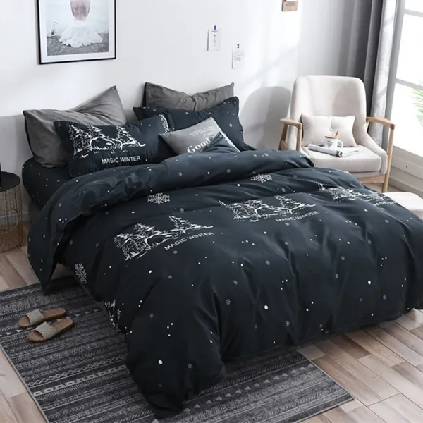 도매광 더블이블커버 단건 남성 여성 200X230 기숙사 싱글 세가지 5메터 18X2M 페어 순면 코튼, 판타직 겨울