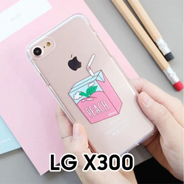 [유앤강] / 밀크 LG X300 K120S 투명 젤리케이스 / 액세사리 보호