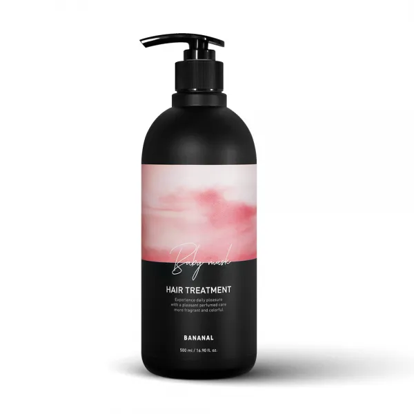 바나날 퍼퓸드 헤어 트리트먼트 베이비 머스크 500ml, 1개