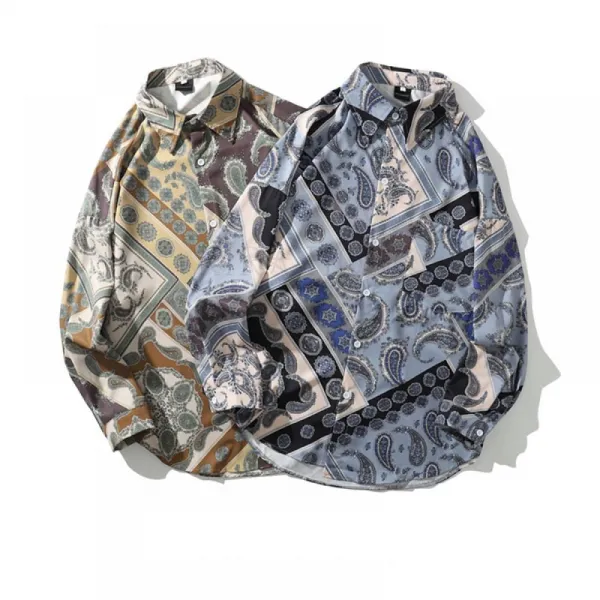 Kirahosi 캐주얼 남성 셔츠 남친룩 20대 30대 남방 긴팔 데일리 255호+덧신증정 Amcxwsn2