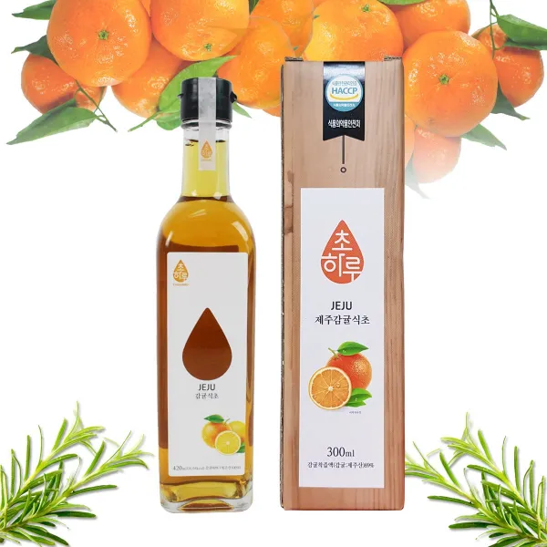 전통발효된 감귤식초로 시작하는 건강한 요리! 초하루 제주 감귤식초300ml, 1개, 300ml