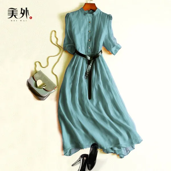 마멜뷰 여름 하객 실크 원피스 미외산잠실 레드 패션녀 20