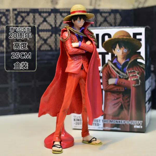 해적왕이 직접 로비의 생일선물 onepiece 모형 애스솔론의 녀제자 장식품한정판 홍의로비포장포장일을 차렸다