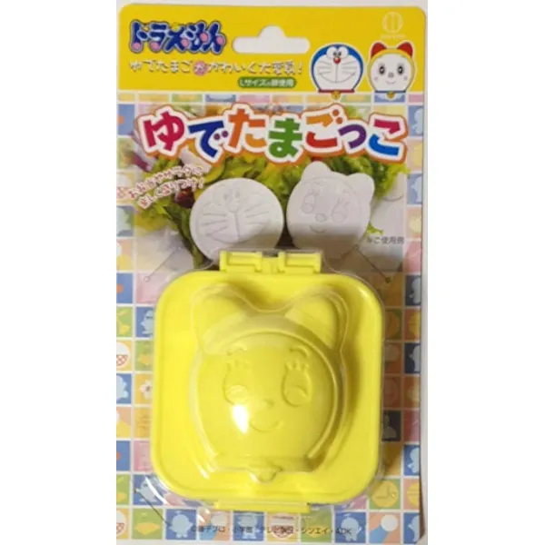 KOKUBO Hard-Boiled Egg Shaper Dorami Yellow [병행 수입품]