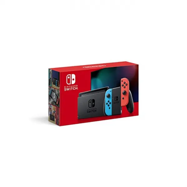 닌텐도 Nintendo Switch 본체 (닌텐도 스위치) Joy-Con (L) 네온 블루 / (R) 레드, 자세한 내용은 참조