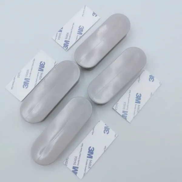 디더블유 플라스틱손잡이 멀티 보조기 모바일 안 화이트 바깥세상 장착 배치 논슬립 미끄럼방지 전용 요리사 방문, 4개 두꺼운 타바스그레이 _ 3M 예