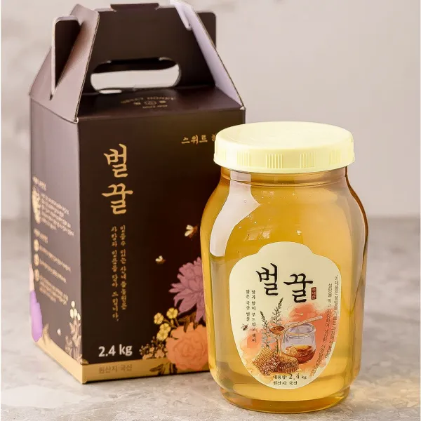 산내들농원 벌꿀2.4kg 아카시아꿀 국산 산지직송 사양꿀, 1개