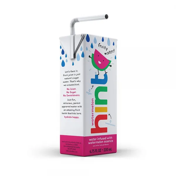 Hint Kids Water Watermelon 힌트 키즈 워터 워터멜론 6.75FlOz(200ml) 32팩