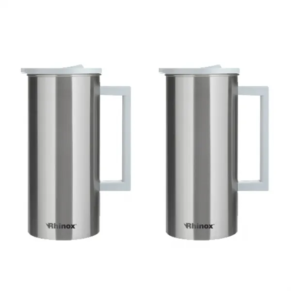 라이녹스 스테인레스 냉장고 업소용 손잡이 대용량 물병 2개 1.6l 2ea