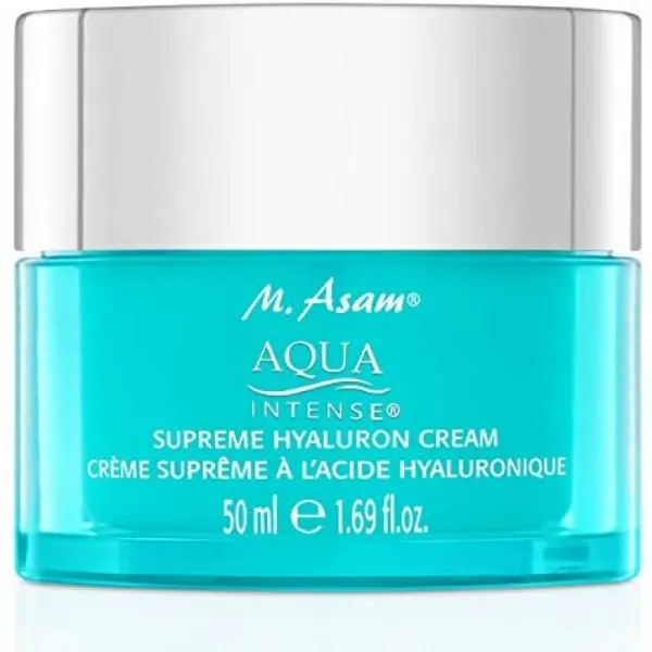 M. Asam 아쿠아 인텐스 슈프림 히알루로 닉 크림 즉각적으로 통통하고 매끄럽고 영구적으로 촉촉한 피부 무향 (50ML) : 뷰, 1