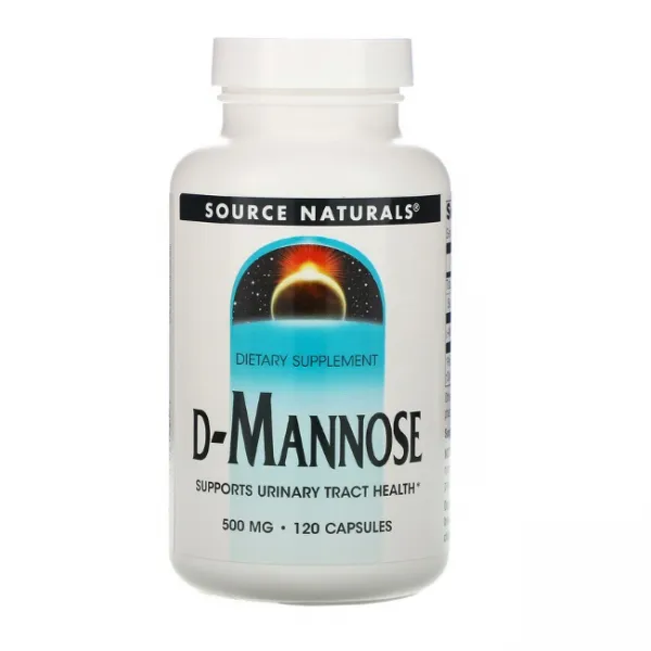 Source Naturals D-Mannose 소스 네츄럴 디만노스 500mg 120정