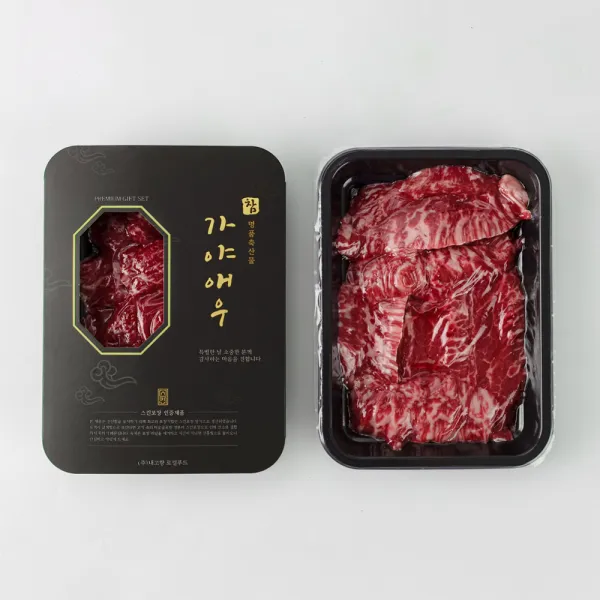 가야애우 육즙 손실없는 국내산 소고기 부채살 300g 구이용 (냉장)