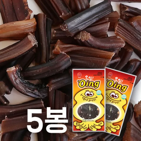 썬푸드 [썬푸드] 먹을수록 끌리는맛! 오징어다리 오잉 50g×5봉, 1box