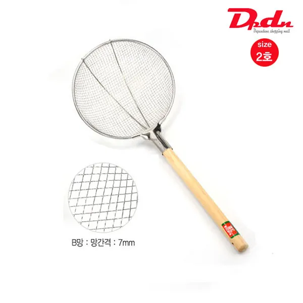 스텐 업소용 건지기 뜰채 거름망 국수건지기(B망)-2호, 1개, 단일상품:지름:31.0cm