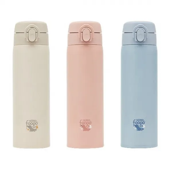 써모스 프리미엄 푸고 JNX-500K 500ml 텀블러 분유병 보온병, 상세설명 참조, 베이지