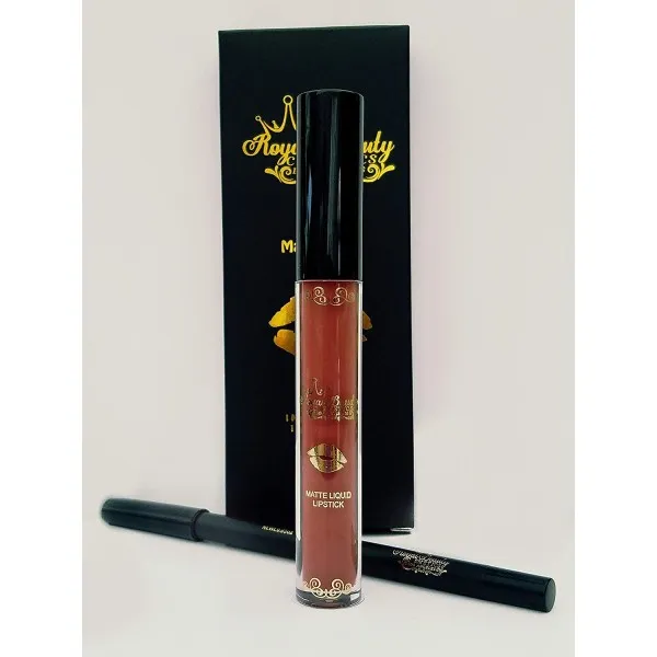 Royal Beauty Cosmetics Los Angeles 로얄 뷰티 코스메틱 LA 롱 웨어링 매트 립 키트 (마루 바), 단일상품, 단일상품