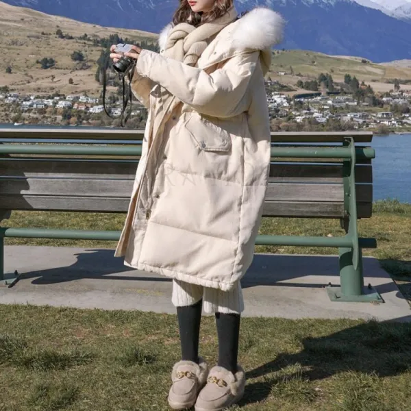 Kirahosi 여성 루즈핏 패딩 점퍼 겨울 솜옷 캐주얼 자켓 여자 상의 패션 코트 빅사이즈 70 Mv 11 Bw2f0zh1