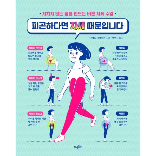 피곤하다면 자세 때문입니다:지치지 않는 몸을 만드는 바른 자세 수업, 뜨인돌출판사