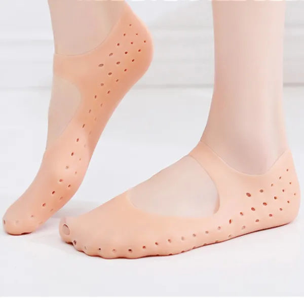 생활공유 발바닥 뒷 꿈치 굳은살 각질 관리 보습양말 여성용, 1개입, 2개