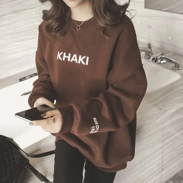 글로벌헝작 D8w9zmgi 여성 맨투맨 티셔츠