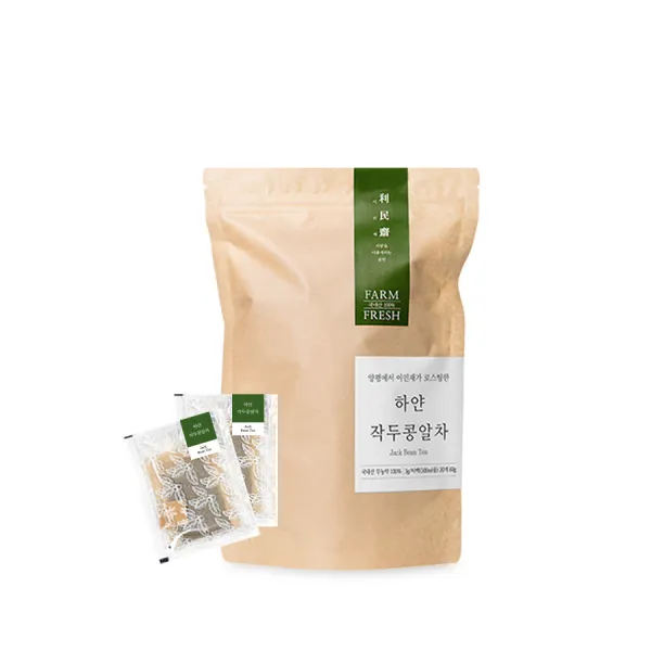 [이민재] 양평에서 이민재가 로스팅한 하얀 작두콩알차, 3.5g, 20개입
