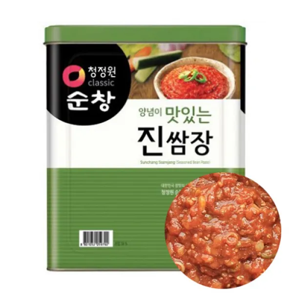 청정원 순창 양념이 맛있는 진쌈장 14kg 1통