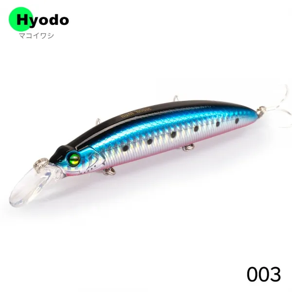 Hunthouse Minnow 미끼 110mm 19g 하드 낚시 미끼 긴 주조 Aratificial Wobblers 칠레베이스 Flatfish 2020 Tackale 들어 찌르다, 003*5