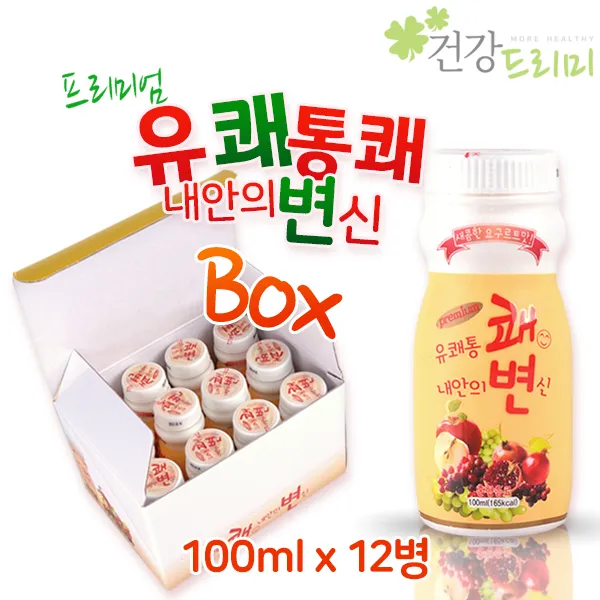 프리미엄 유쾌통쾌 내안의변신(쾌변)100mlx12병 1박스 장청소 쾌변음료, 단일상품