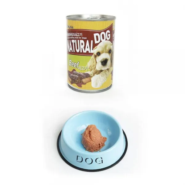 힘없는 개 병치레 회복간식 소고기 x8P 맛좋은 재료 댕댕이 캔 부드러운 사료