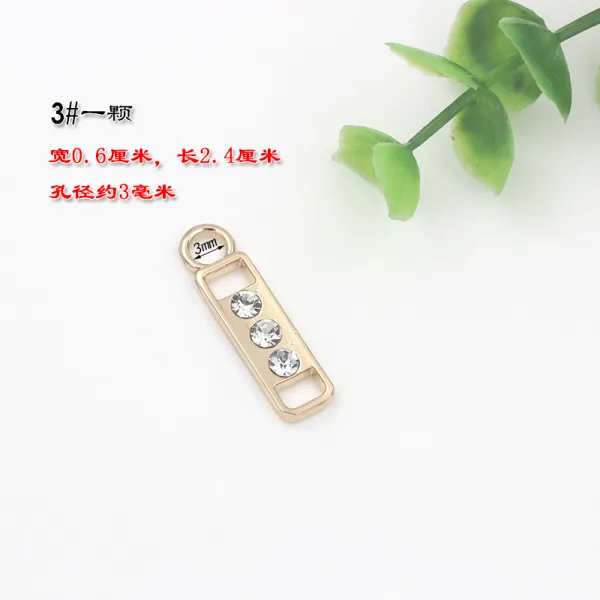 CHH 코스튬의상 거두절미 금속 조각을 당기다 합금 어자물쇠 가방 장식 큐빅상감 펜던트 DIY 부자재, 3#1 톨