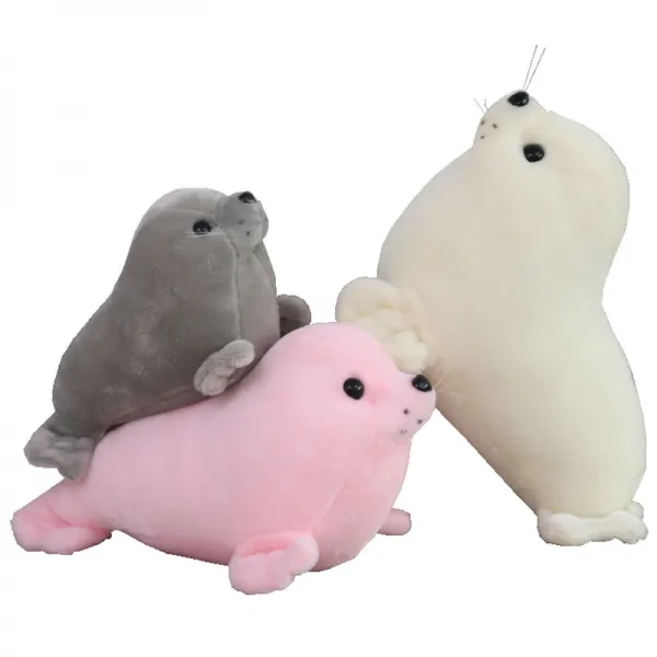 새로운 플러시 큰 물개 장난감 인형 편안한 수면 26 Cm 귀여운 물개 베개 바다 박제 동물 부드러운 장난감 어린이 생일 선물
