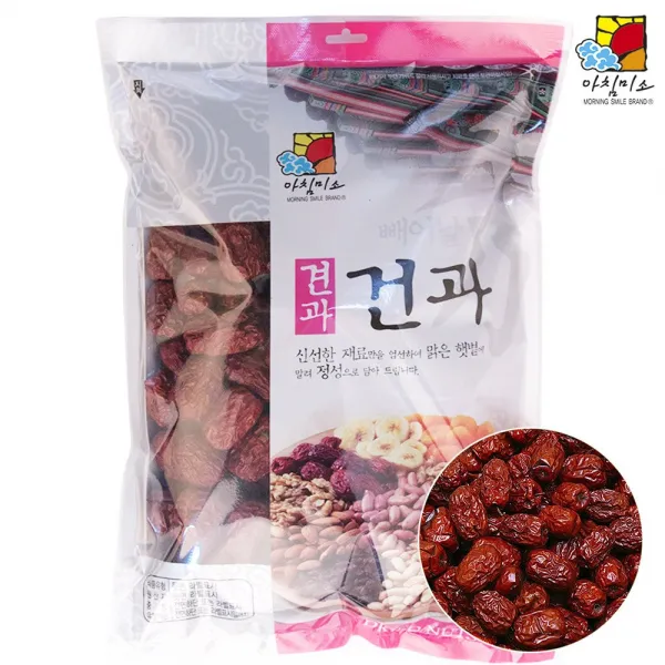 아침미소 건대추 특 1kg 국산 경산 보은 햇 말린 생 건 채 별초 특초 약초 슬라이드, 단품