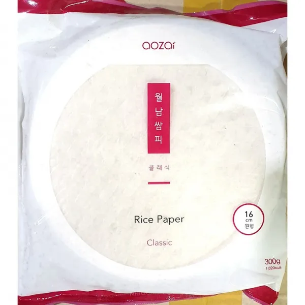 무료 월남쌈(AOZAI 원형 16Cm 300g)X4 | 월남쌈밥 쌀국수월남쌈소스, 1
