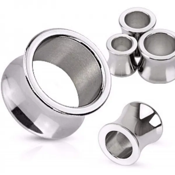 탐욕 보석 안장 적당한 갱도 마개 316L 외과 강철 (00GA (10mm))