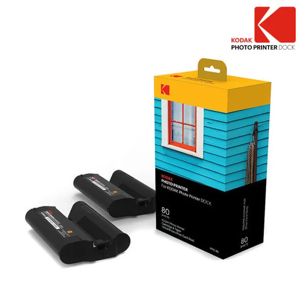  코닥 포토프린터 독 Pd 450w 카트리지 용지 80매 상세 설명 참조