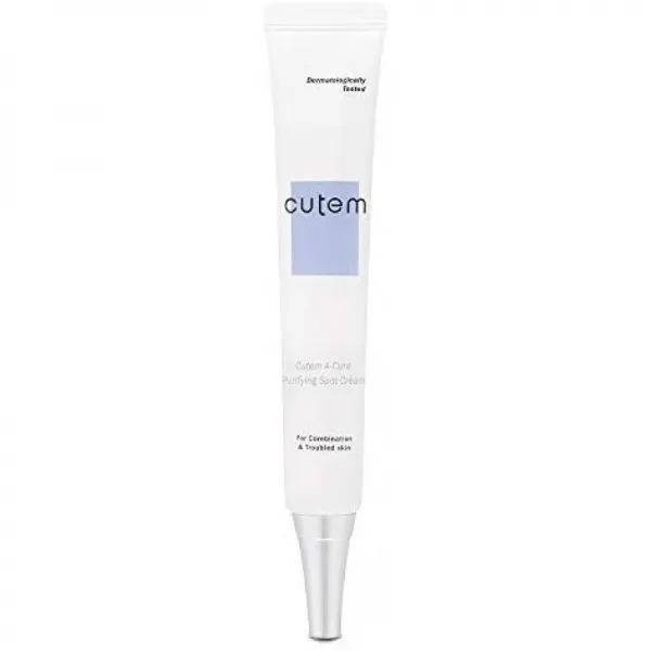 Skinmed Cutem Acure Purifying Spot Cream은 염증을 감소시킵니다 여드름과 복합성 피부를위한 즉각적인 수분 미백 효과와 피, 1