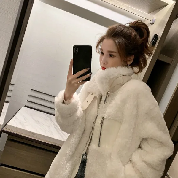 롱코트 2019가을겨울셋트 스탠딩카라 램스울 후드티 무스탕 패션캐주얼 chic상의
