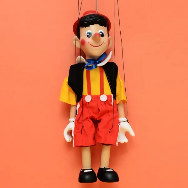 피노키오 마리오네트 꼭두각시 장난감 체코 인형, 꼭두각시 30cm / 전체 60cmcm