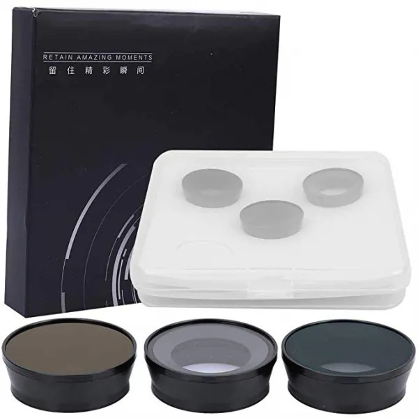 Mugast 렌즈 필터 감광 보호 ​​MCUV CPL ND8 렌즈 필터 키트 소니 HDR - AS50 HDR - AS100V HDR - AZ1 FDR - X100, 상세참조인용