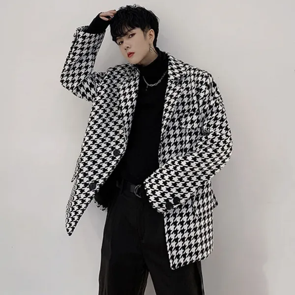 [제로의옷장]CHIC하운드 체크자켓 JK0207L06