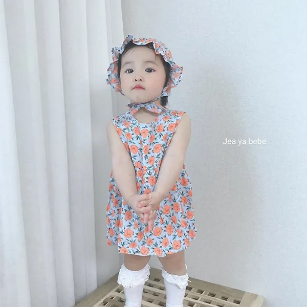 재야앤마이미 꽃분이 슈트 아동 유아 아기 바디수트