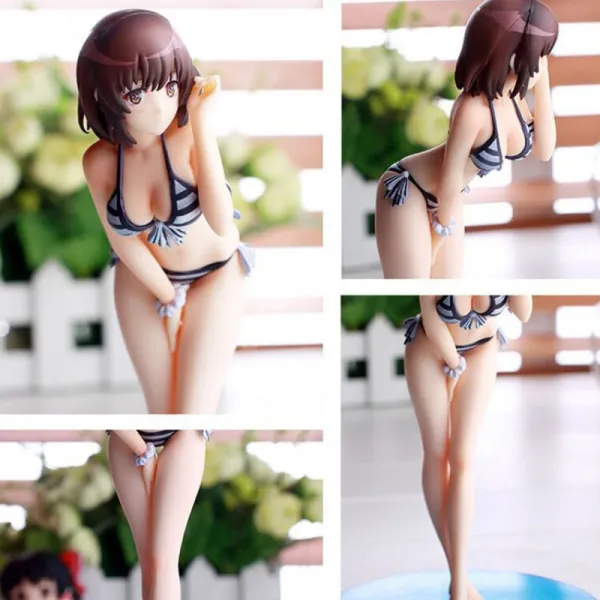 카토메구미 피규어 미소녀피규어 성인 귀여운소녀 통행인의 여주인 카토 후이 시아 지 치우 시유 슈잉 잉글 리 배 케이스 수공 모델의 재배 방법, 수영복 카토 메구미 + 1개