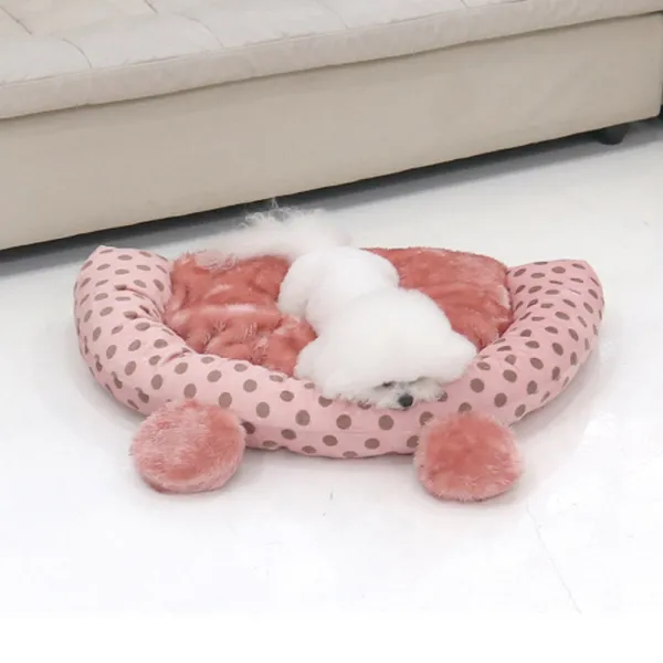 도그포즈 발바리 강아지 고양이 마약방석 핑크 M
