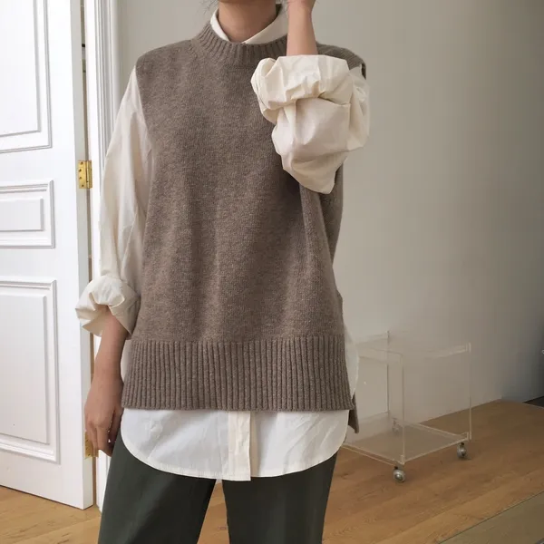 더펫 여성 겨울 조끼