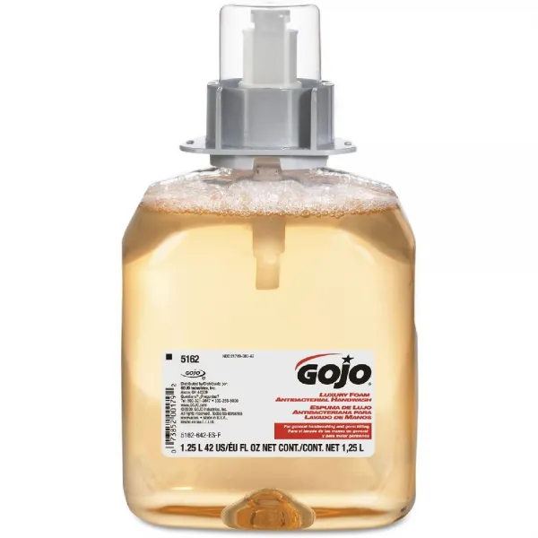 Gojo 고조 럭셔리폼 안티박테리얼 핸드워시 리필 1250ml, 1개, 1ml