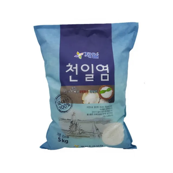 제일 신안 천일염 간수뺀천일염 굵은소금 5kg/가공소금, 단일상품