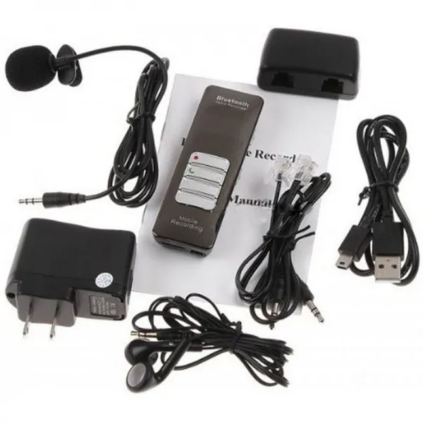 일본 스마트 폰 통화 녹음 대응 보이스 레코더 Bluetooth핸드 프리 통화 녹음 내장 4GB메모리 4모드 장시, 단일옵션, 단일옵션
