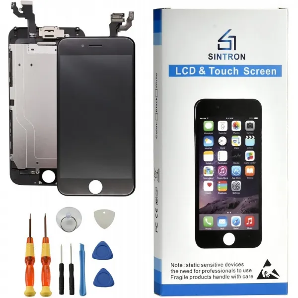 Sintron OEM LCD 화면 교체-iPhone SE 검은 색 정품 부품 전면 카메라 근접 센서 수화기 LCD 쉴드 홈, 1, 단일상품