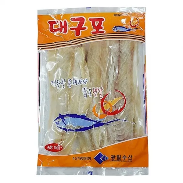 광림 대구포450g2개 건어물 안주류 대구 건대구포 수산물 rydj, 1개